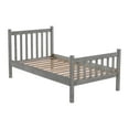 thumbnail image 3 of Alaterre Furniture Windsor 3-Piece Wood Bedroom Set with Slat Twin Bed and 2 Nightstands, Driftwood Gray, 3 of 3