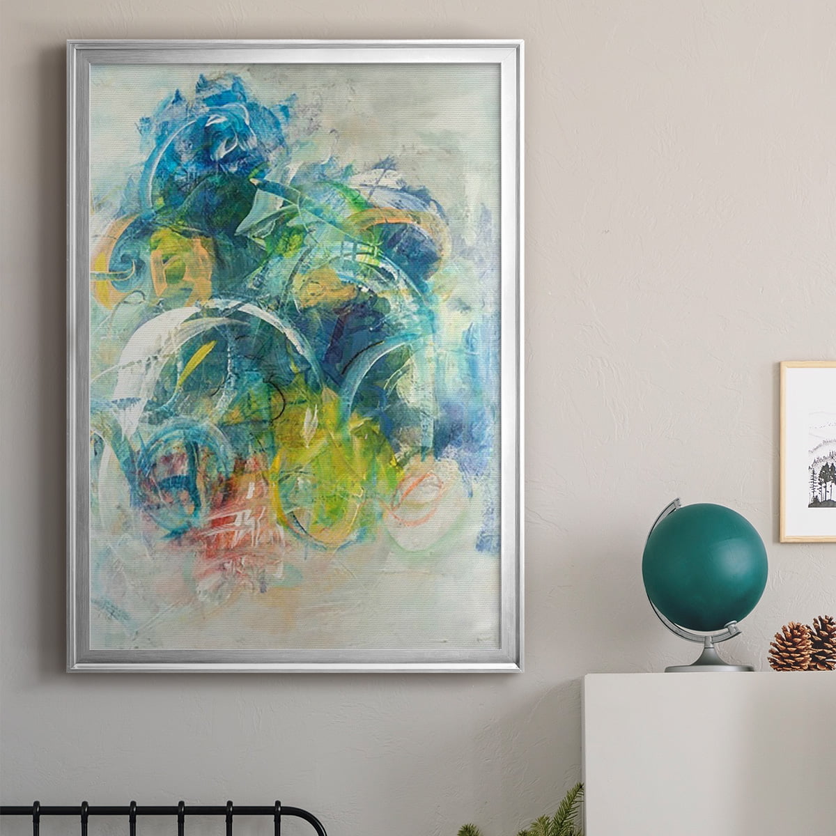 Silent Energy I Premium Framed Print, in Gold, Black, or Silver - Ready to Hang