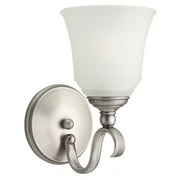 Sea Gull Parkview Bathroom Sconce - 6W in. Antique Brushed Nickel