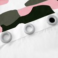 thumbnail image 3 of Erosebridal Rideaux Camouflage Noir Rose Lot de 2 (42x63), Camouflage Armée Rétro 30 %-50 % Rideaux Occultants, Décoration Militaire, 3 of 6