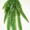 thumbnail image 2 of kurtrusly Artificial Fern Plant Wall Art Hanging Persian Rattan Plastic Fern Leaf, 2 of 9