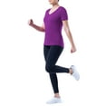 thumbnail image 6 of Athletic Works Women's Active V-Neck T-Shirt with Short Sleeves, 2-Pack, Sizes XS-XXXL, 6 of 11