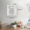 thumbnail image 3 of Christian Wall Art Love Is Patient Love Is Kind Wall Art Framed Inspirational Wall Art 1 Corinthians 13 Bible Verse Wall Art Decor Home Decor For Living Room Bedroom Bathroom Ready To Hang 12x16 Inch, 3 of 6
