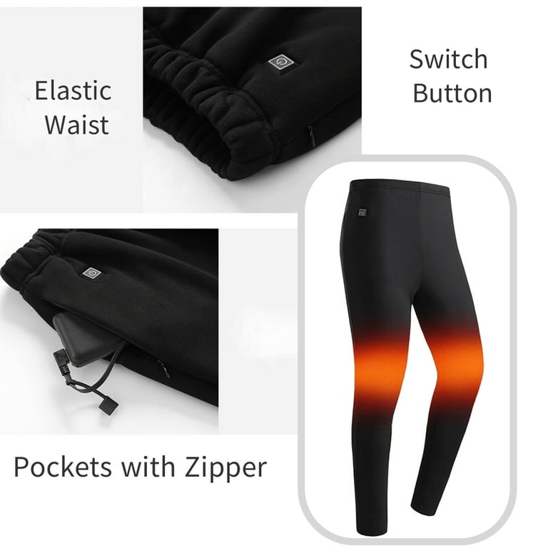 Sexy Dance Women Men Heating Clothing Intelligent Constant Temperature Suit Winter  Heated Underwear USB Hot Clothes Thermal Underwear (10000mAH Power Supply  Optional) 