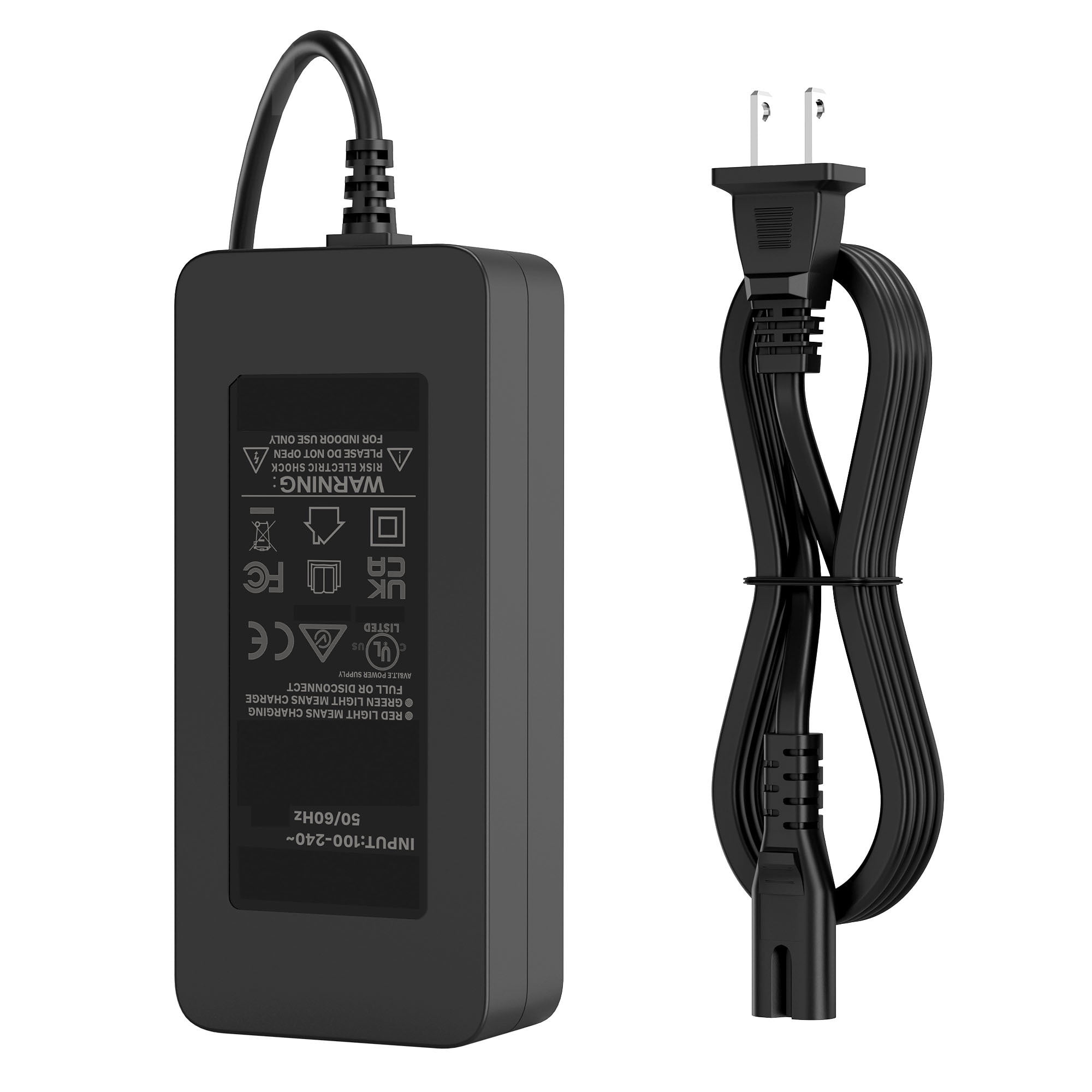 PROKWR UL Listed 42V AC/DC Adapter Charger Compatible with Gotrax G2 Plus G2Plus 32.4V 4Ah FY0423780900 37.8V 0.9A 37.8VDC 900mA Power Supply Cable Cord PSU