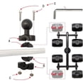 thumbnail image 5 of Multifunctional adapter with adjustable viewing angles for car headrest, motorcycle, and phone mount, 5 of 5