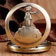 thumbnail image 4 of Reloj de bolsillo El Principito de cuarzo de metal de 4 cm con cadena, 4 of 6