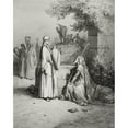 thumbnail image 2 of Posterazzi DPI1859786LARGE Engraving From The Dore Bible Illustrating Genesis Xxiv 15 To 21 Eliezer & Rebekah by Gustave Dore 1832-1883 French Poster Print, Large - 26 x 34, 2 of 4