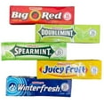 thumbnail image 2 of Wrigley Doublemint, Spearmint, Juicy Fruit, Big Red, Winterfresh Chewing Gum - 4 Packs Of Each (5 Flavors) - Fresh Variety Assortment - 20 Total Packs Of Gum, 2 of 3