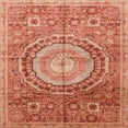 thumbnail image 1 of Ahgly Company Indoor Square Abstract Red Abstract Area Rugs, 4' Square, 1 of 6