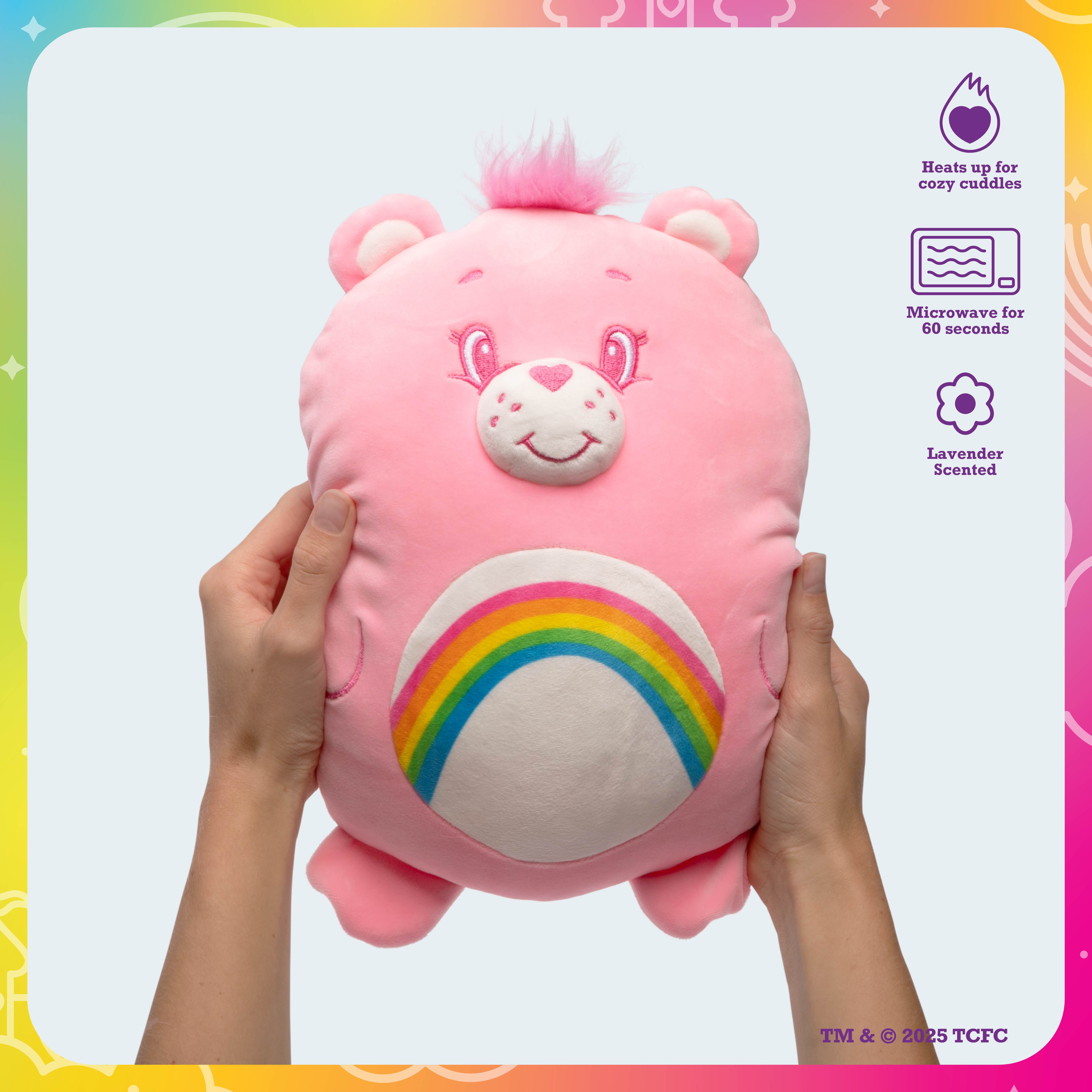 Happy Helpers Cheer Bear Microwaveable Heating Pad For Period Cramps and Body Pain