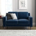 thumbnail image 1 of DHP Bryanna 3 Seater Sofa, Gray Velvet, 1 of 8
