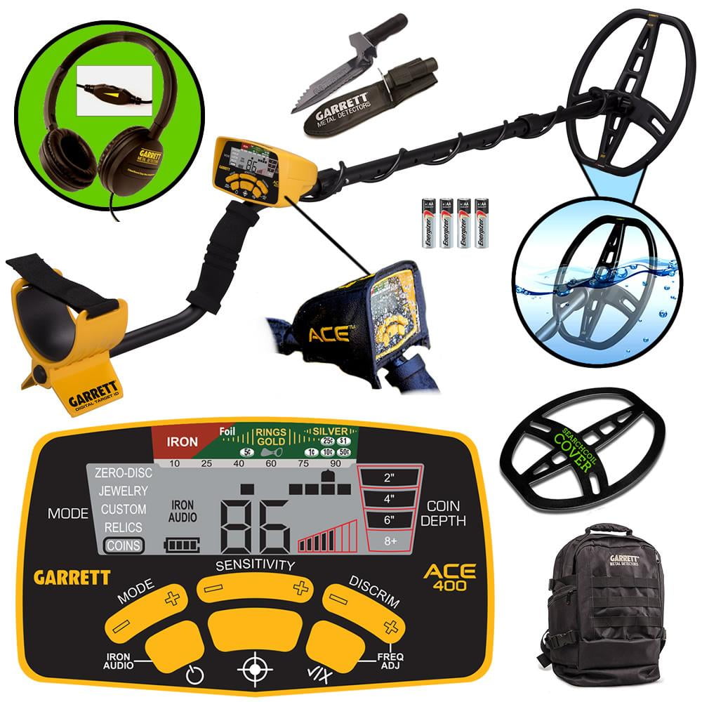 Garrett ACE 400 Metal Detector with Garrett Edge Digger