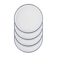 thumbnail image 5 of Mainstays Blue Rim Stoneware Dinner Plate, 5 of 7