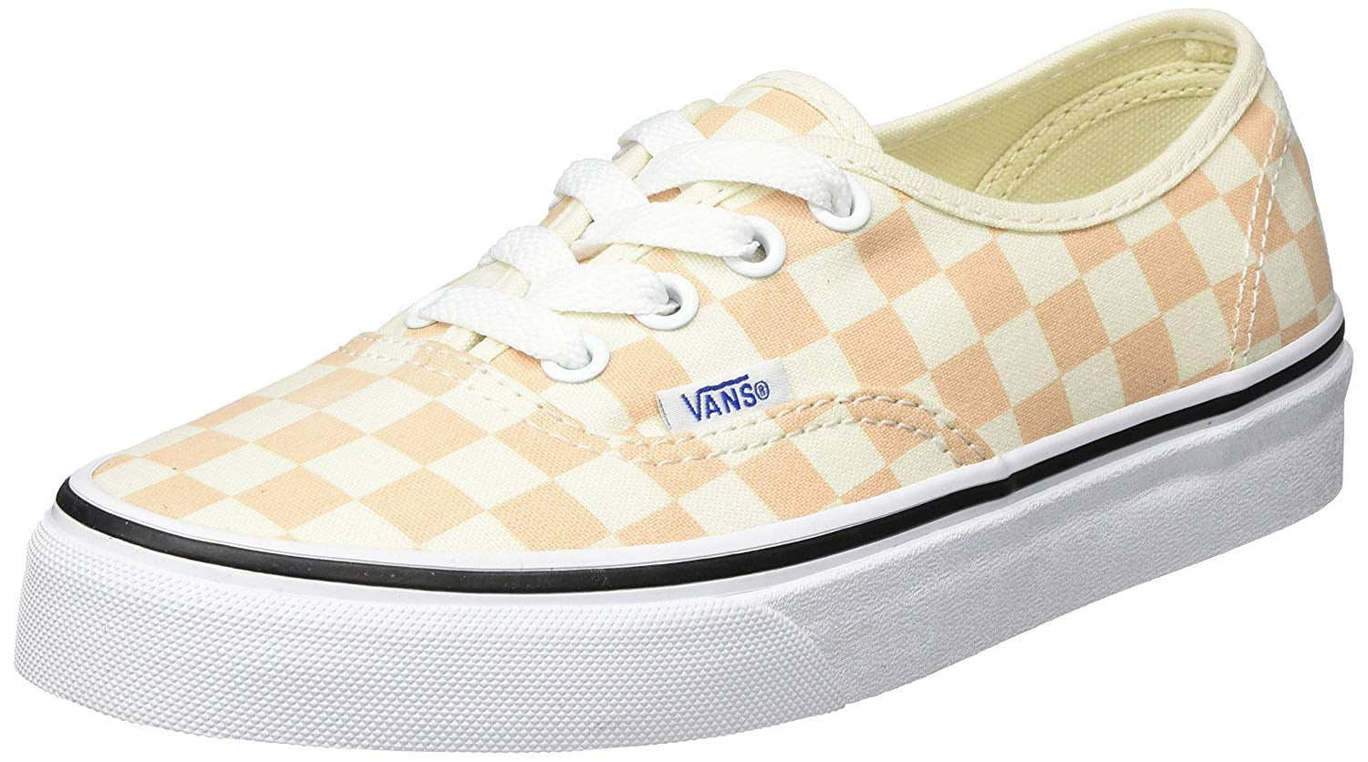 apricot vans checkerboard