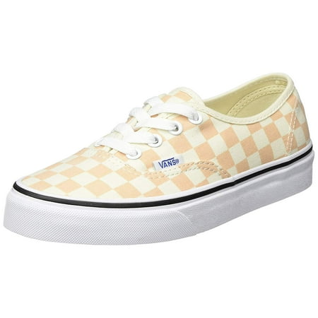 vans unisex checkerboard skate shoes, apricot ice, (Best Ice Skating Shoes Brands)