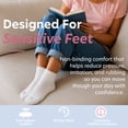 thumbnail image 2 of Doctor's Choice Diabetic Full Cushion Quarter Women's Socks, Medium, Women's Shoe Size 6-10, 4 Pack, 2 of 8