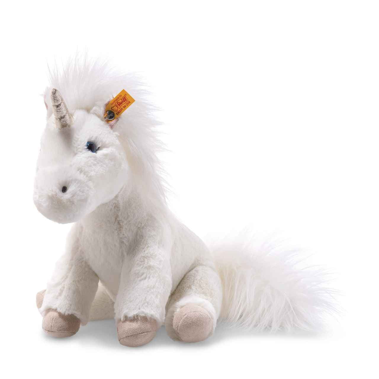 cuddly unicorn toy