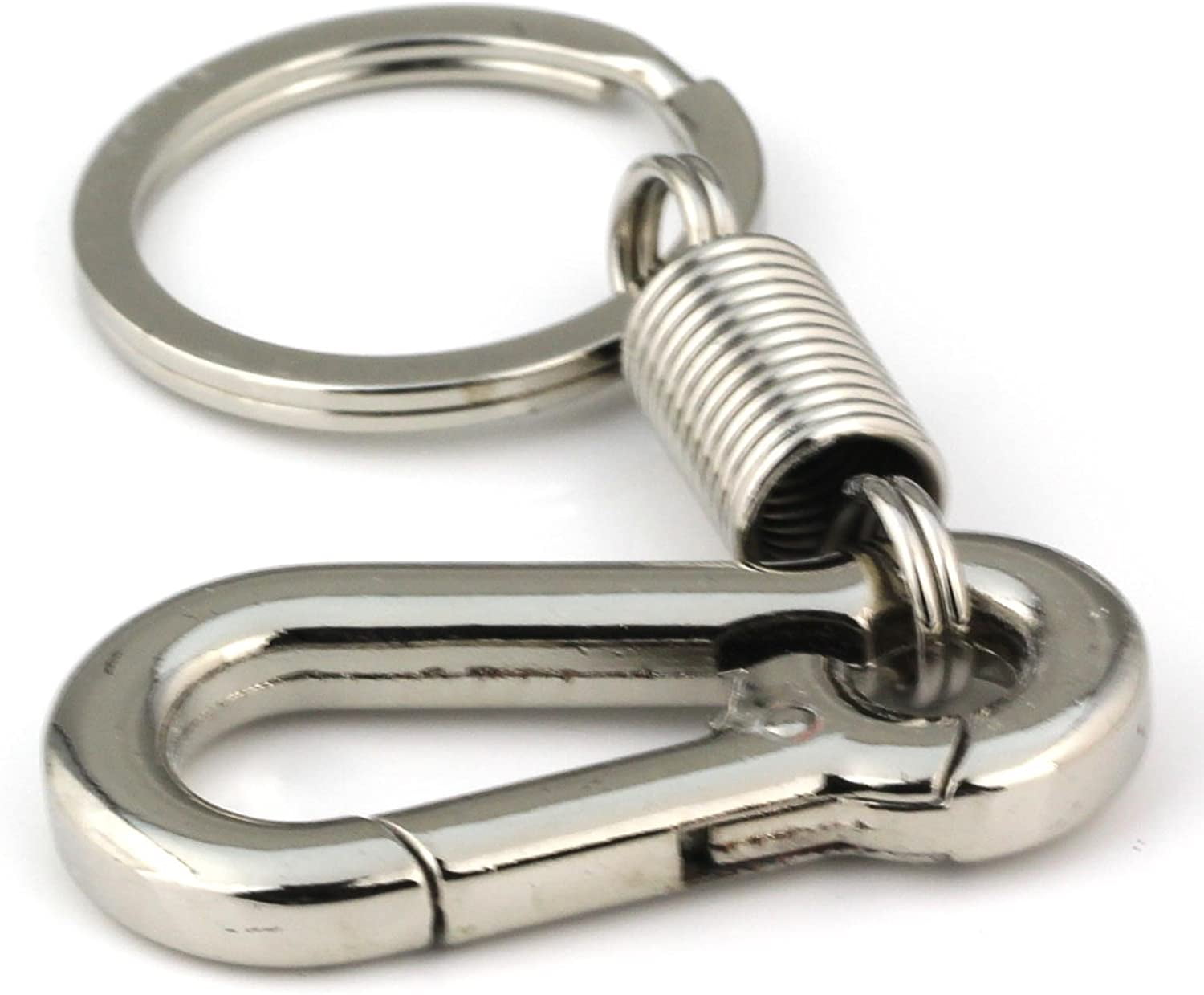 Creative Polished Chrome Dog Keychain Key Chain Ring Keyring Keyfob Key Holder 