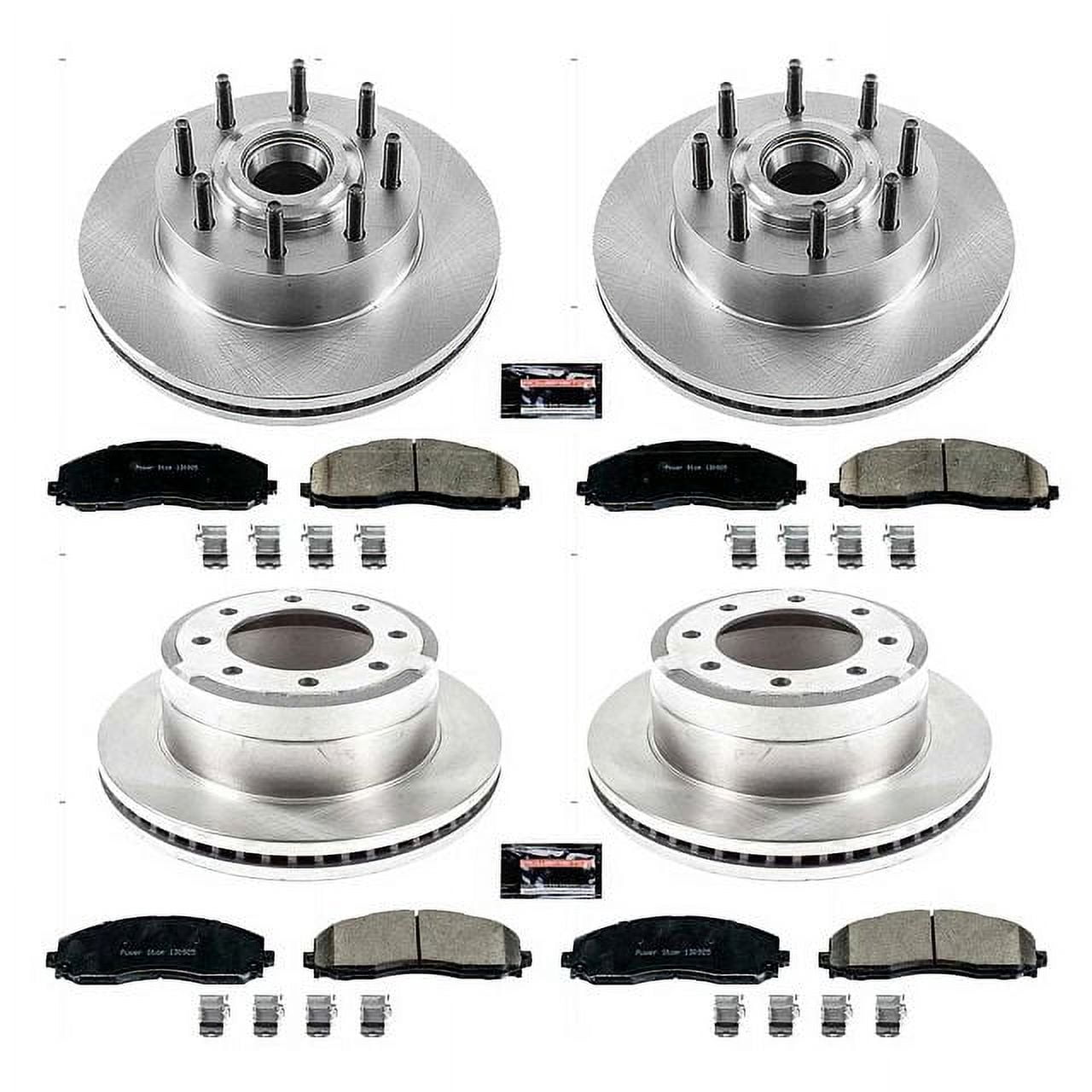 PowerStop Front and Rear Stock Replacement Brake Pad and Rotor Kit Fits: FORD Select Models KOE6820