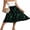 08-Black Green Leaf, variant on JWD Women's Skirts Flowy Maxi Skirt Summer Long Midi Length Casual Skirt Elegant Cool Dress with Pockets Black L
