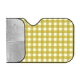 thumbnail image 2 of Bingfone Yellow Checkboard Car Windshield Sunshade,Sun Foldable Sun Shield Sun Visor for Car - Medium, 2 of 9