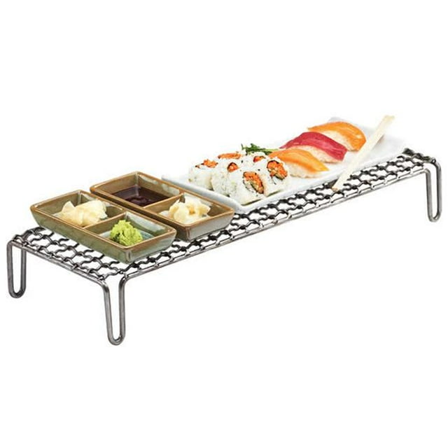 Cal Mil 3609-7 Riser de Maille Métallique & 44; Rectangle - 20,5 x 7 x 7,25 Po.