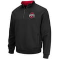 thumbnail image 2 of Men's Colosseum Black Ohio State Buckeyes Tortugas Quarter-Zip Jacket, 2 of 3