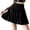 Black, variant on Tqcoqu Summer Skirts for Women Vacation Pleated Elastic Waist A-Line Casual Short Skirt Summer Cute Solid Mini Skirts,Black,Women's S-XL