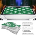 thumbnail image 5 of Bingfone Snowflake Car Windshield Sun Shade Protector Keep Your Vehicle Cool Sun Shield Visor Cover Foldable For Car Truck Suv-Small, 5 of 9