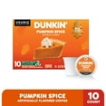 thumbnail image 3 of Dunkin’ Pumpkin Spice Artificially Flavored Coffee, Keurig K Cup Pods, 10 Count Box, 3 of 15