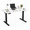 White/40" x 24"/39.30 x 23.60 x 45.40 inch, variant on Alvantor Standing Desk, 28.7''- 48'' Height Electric Height Adjustable Home Office Desk with 3 Memory Presets, Sit and Stand Up, T-Shaped Frame