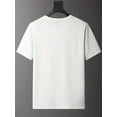 thumbnail image 2 of Pi T-Shirt à Col Rond Imprimé Lettre - Doux, Respirant, Léger, Col Rond, Manches Courtes, Haut Décontracté Confortable pour l'Été, Usage Quotidien, Coupe Décontractée, Entretien Facile pour Adultes, Hommes, Femmes, Adolescents, 2 of 8