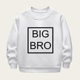 thumbnail image 2 of XEGLSBU Boys Long Sleeve Shirts Size 14 Children's Autumn and Winter Long Sleeve and Casual Thick Warm Round Neck Hoodie for Boys and Girls a-White Size 4-5 Years, 2 of 3