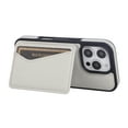 thumbnail image 4 of Compatible with iPhone 16 Pro Wallet Phone Case,PU Leather Back Flip Kickstand,With Card Slots,Durable Shockproof Rugged Ultra SLim Phone Case Cover Fit for iPhone 16 Pro,Gray, 4 of 6