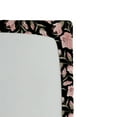thumbnail image 3 of Ambesonne Floral Fitted Sheet, Nostalgic Pastel Flowering, Full Size, Pale Pink Charcoal Grey, 3 of 5