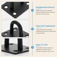 thumbnail image 5 of Soimiss 1Set Black Ceiling Hook Kit for Hanging Plants and Hammocks Made of Waterproof Stainless Steel, 5 of 7