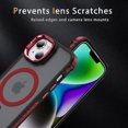 thumbnail image 6 of ShellTech for iPhone 15 Case,Magnetic Case for iPhone 15 with Stand,[Compatible with MagSafe] Anti-Slip Drop-Proof Protective Cover for iPhone 15 6.1 inch,Red, 6 of 8