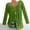 Green, variant on Black and Friday Azrian Tops Saving!,Women Plus Size Long Sleeved V-Neck Print Blouse Pullover Tops Shirt