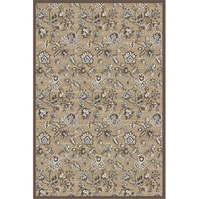 Radici 3475-0010-BEIGE Pisa Rectangular Beige Traditional Turkey Area Rug- 3 ft. 3 in. W x 4 ft. 11 in. H