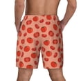 thumbnail image 4 of Haiem Tomato Mens Swim Trunks with Compression Liner 2 in 1 Swimming Shorts Stretch Swimwear Quick Dry,Board Shorts-Small, 4 of 9
