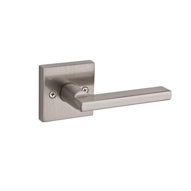 Maneta falsa Kwikset Halifax de níquel satinado para diestros o zurdos