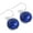 Lapis, variant on Blue Quartz Earring 925 Sterling Silver Handmade Jewelry