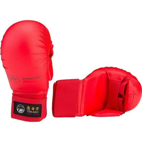 Tokaido Karate WKF Mitt with Thumb, Red