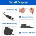 thumbnail image 5 of 5V 1A AC Adapter For Revitive Medic 2469MD Circulation Booster Power Supply PSU, 5 of 5
