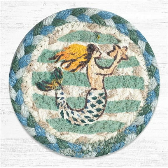 Capitol Importing 31-IC245M 5 x 5 in. IC-245 Mermaid Printed Coaster