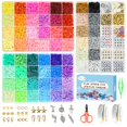 thumbnail image 1 of Kit para hacer pulseras Redtwo Clay Beads, 10000 unidades, 60 colores, 1 of 6