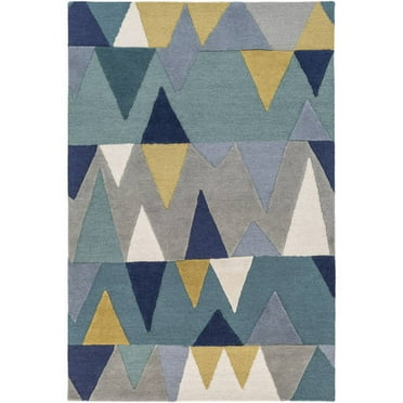Diamond Aztec Tufted Flat Weave Area Rug 7