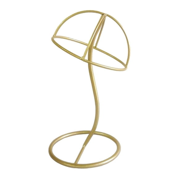 Soporte para sombreros de 12'' dorado Sunnimix Expositor con soporte para sombreros 16 x 30 cm