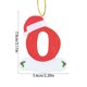 thumbnail image 3 of Christmas Tree Decor Letter Pendant A-Z 26 Letters Home Holiday Wooden Pendant Christmas Ornaments Navidad Natal New Year 2025, 3 of 5